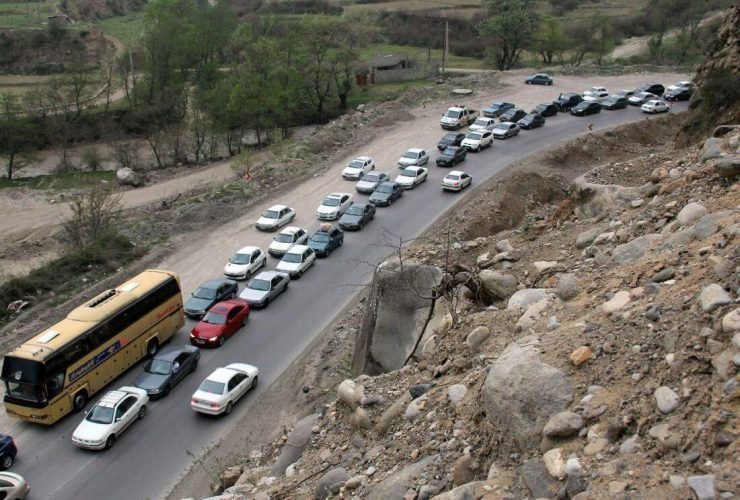 ترافیک سنگین در محور هراز و آزادراه‌های منتهی به پایتخت؛