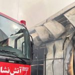 آتش در محاصره؛ جدال سنگین با حریق مهیب انبار کالا در خیابان سعدی