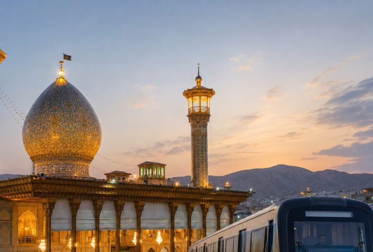 از راهآهن تا زیارتگاه؛ سفر آسان زائران شاهچراغ با خطوط ریلی شیراز