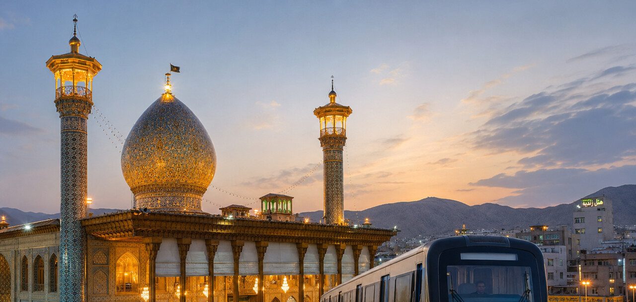 از راهآهن تا زیارتگاه؛ سفر آسان زائران شاهچراغ با خطوط ریلی شیراز