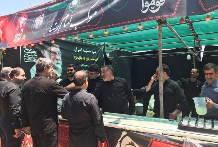 ۲۵ موکب مردمی از یزد در مشهد مقدس فعالیت می کند