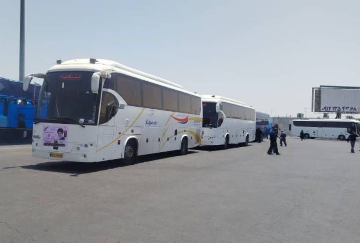 البرز با اعزام اتوبوسهای آمادهباش، طرح بازگشت زائران را کلید زد