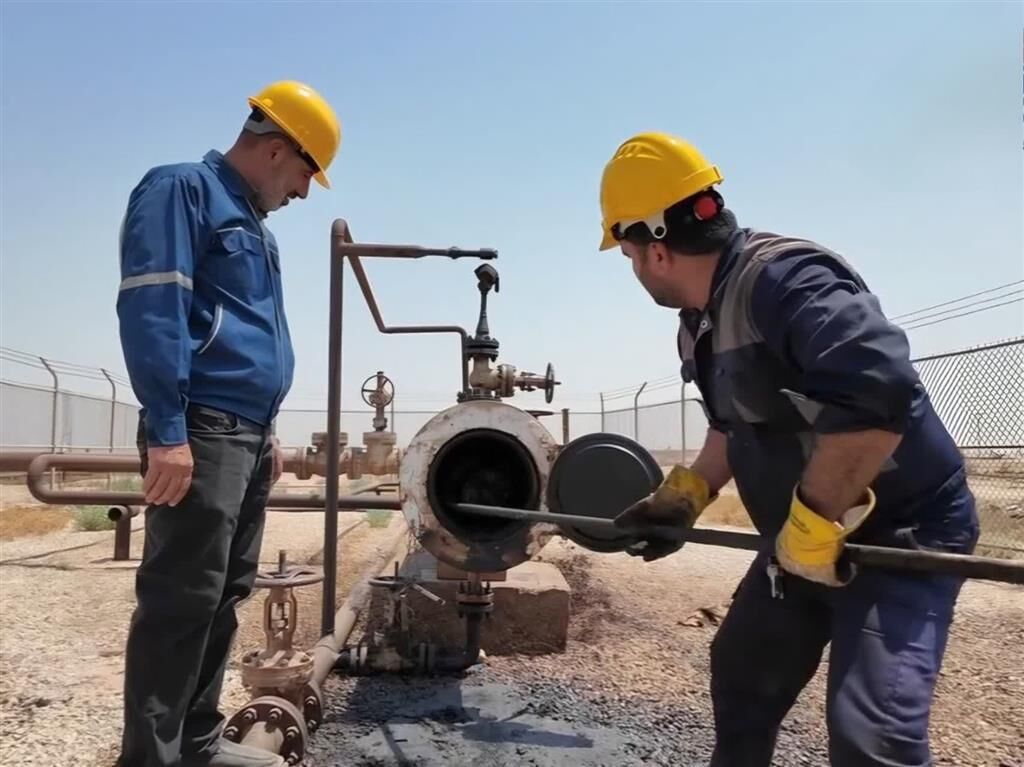 : رفع اختلال فنی شیرگاه ویس و برقراری مجدد جریان نفت