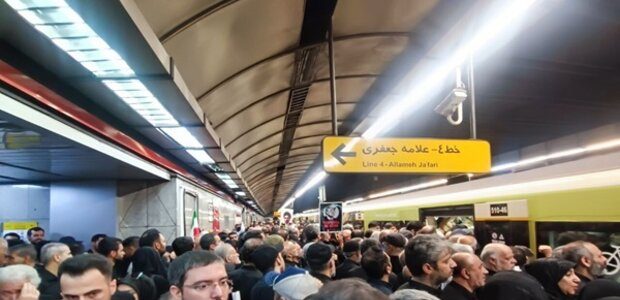 مترو تهران در ۷ ایستگاه توقف ندارد