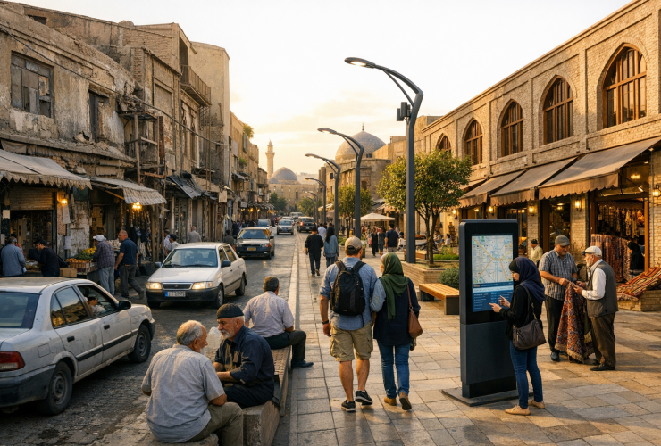 چراغ سبز برای نوسازی بافتهای فرسوده؛ طرح گردشگری-ترافیکی در قلب شهر کلید خورد